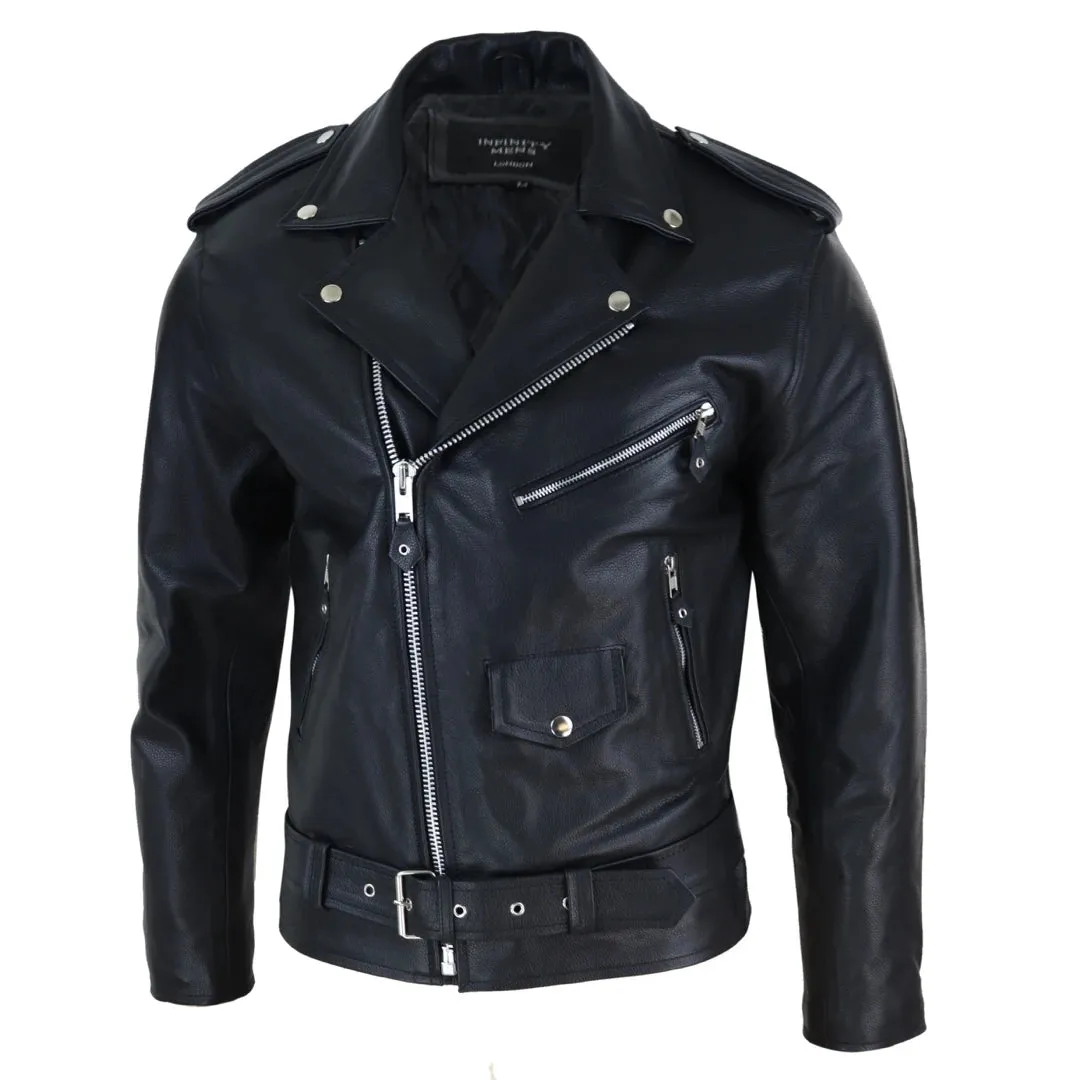 Men's Leather Jacket Fringed Tassel Western Cowboy Hide Motorcyle sold by Tru Clothing product image thumbnail 2