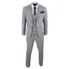 Ralph - Men's Boys 3 Piece Suit Cream Beige Tweed Check 1920s sold by Tru Clothing