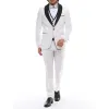 SSW2302 - Men's 3 Piece Shawl Dinner Suit Wedding Prom Tuxedo Double Breasted sold by Tru Clothing