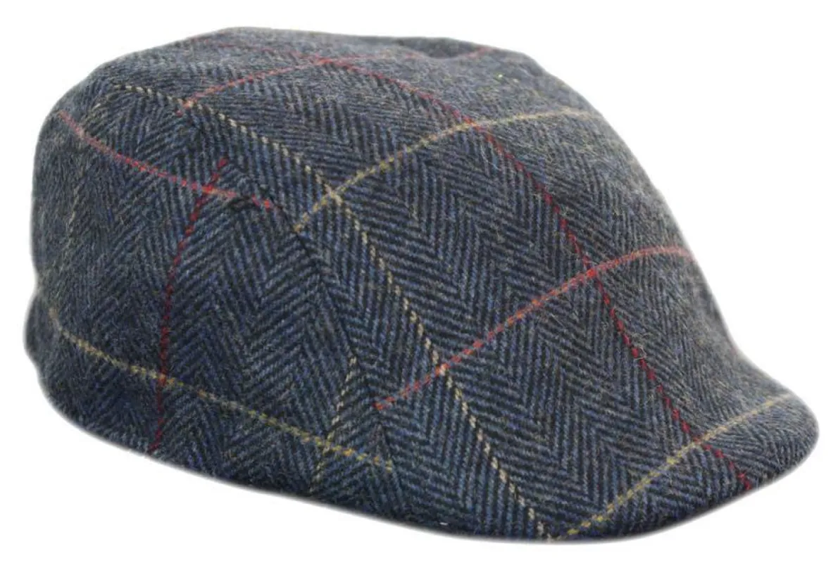 Eton - Men's Tweed Grandad Flat Caps Hats Blinders Check Classic sold by Tru Clothing