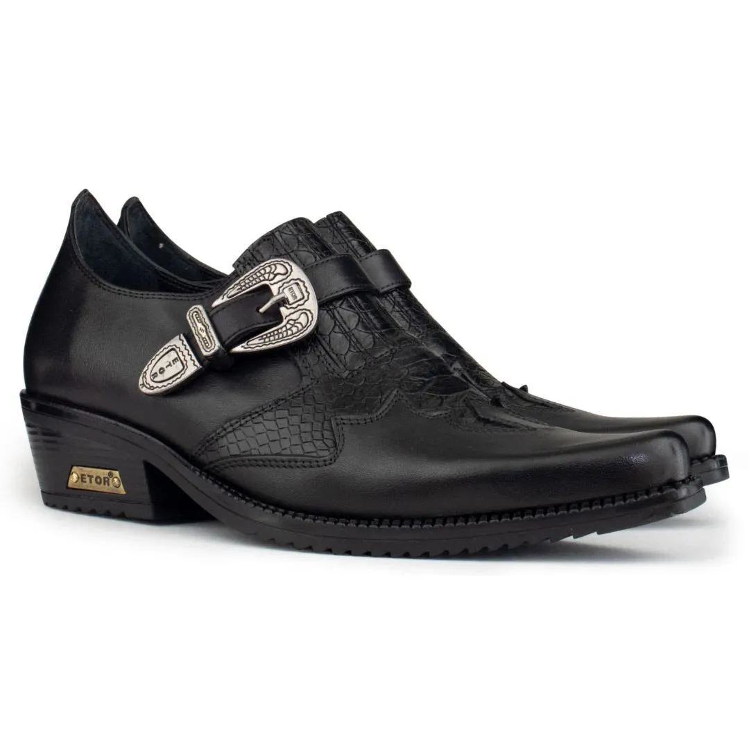 Mens Real Leather Riding Shoes with Buckle sold by Tru Clothing product image thumbnail 2