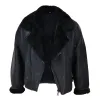 Men's Sherling Cross Zip Sheepskin B3 Pilot Warm Winter Jacket sold by Tru Clothing