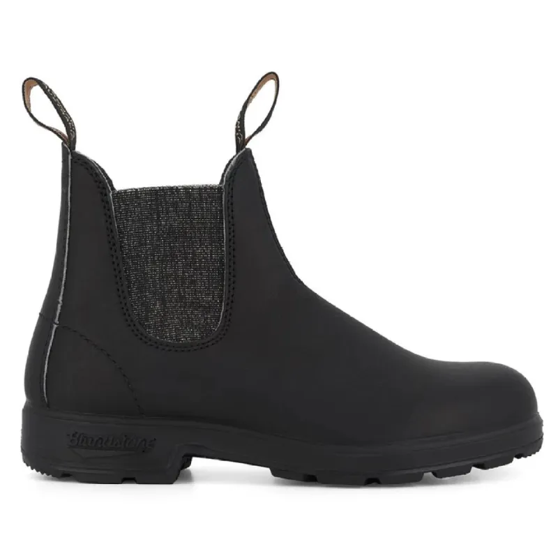 Blundstone 2032 Womens Black Silver Leather Chelsea Boots sold by Tru Clothing