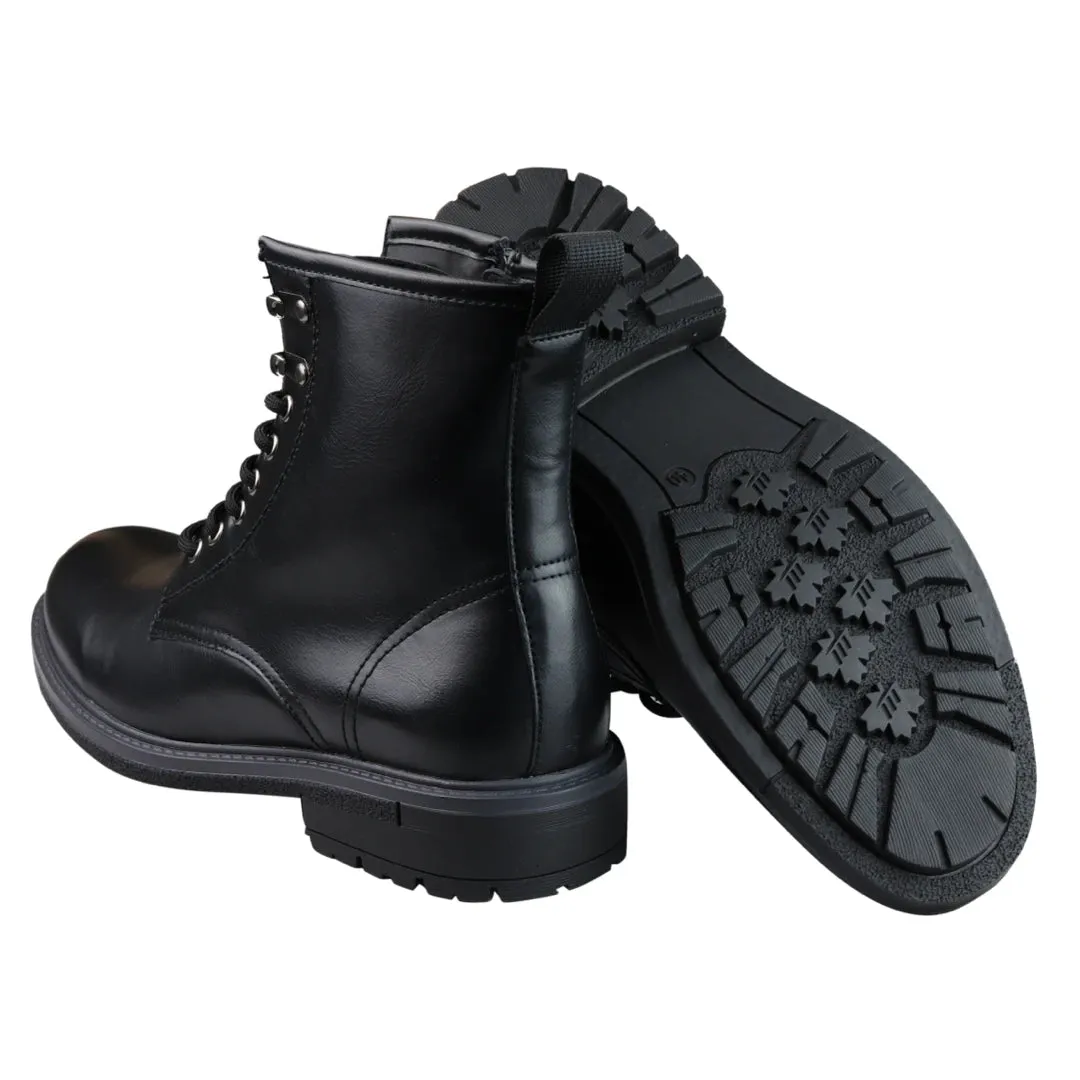 Mens Military Boots Smart Casual Blinders 1920s Retro Vintage Laced Ankle sold by Tru Clothing product image thumbnail 4