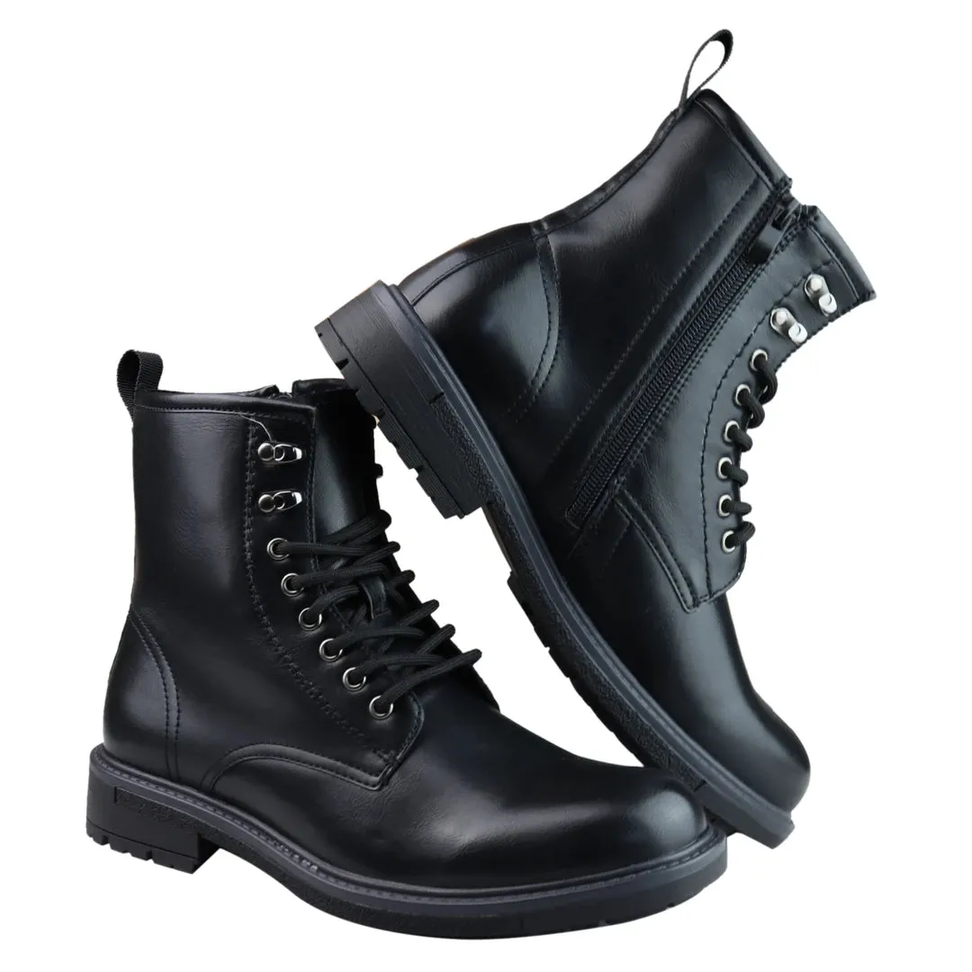 Mens Military Boots Smart Casual Blinders 1920s Retro Vintage Laced Ankle sold by Tru Clothing product image thumbnail 3