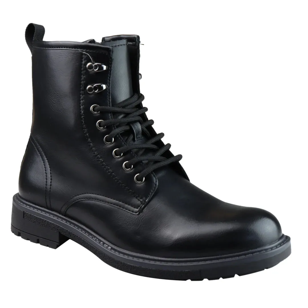 Mens Military Boots Smart Casual Blinders 1920s Retro Vintage Laced Ankle sold by Tru Clothing product image thumbnail 2