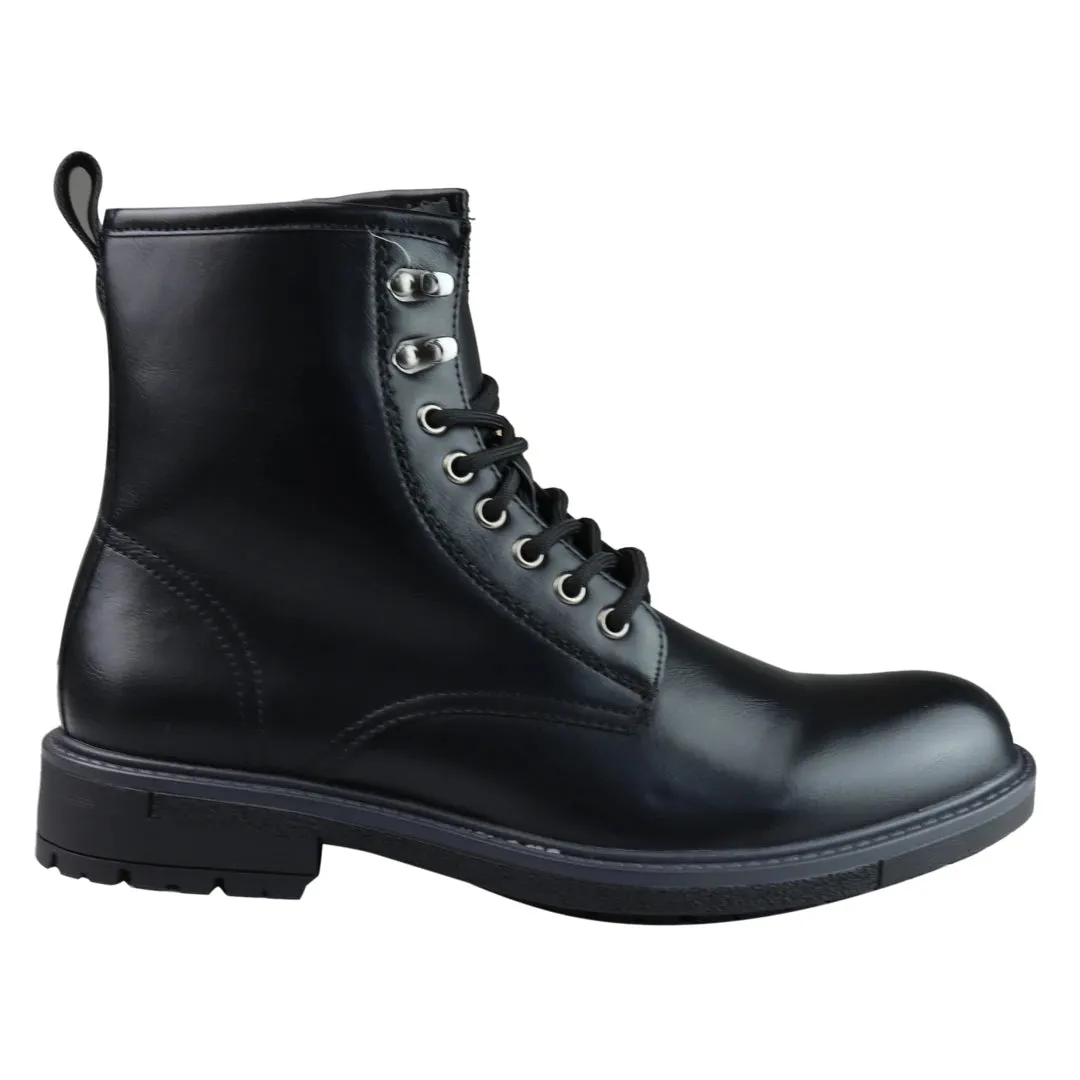 Mens Military Boots Smart Casual Blinders 1920s Retro Vintage Laced Ankle sold by Tru Clothing