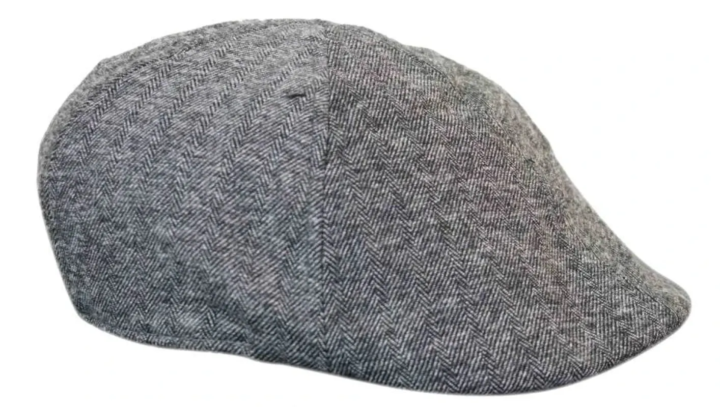 Rayford - Men's Tweed Grandad Flat Caps Hats Blinders Check Classic sold by Tru Clothing