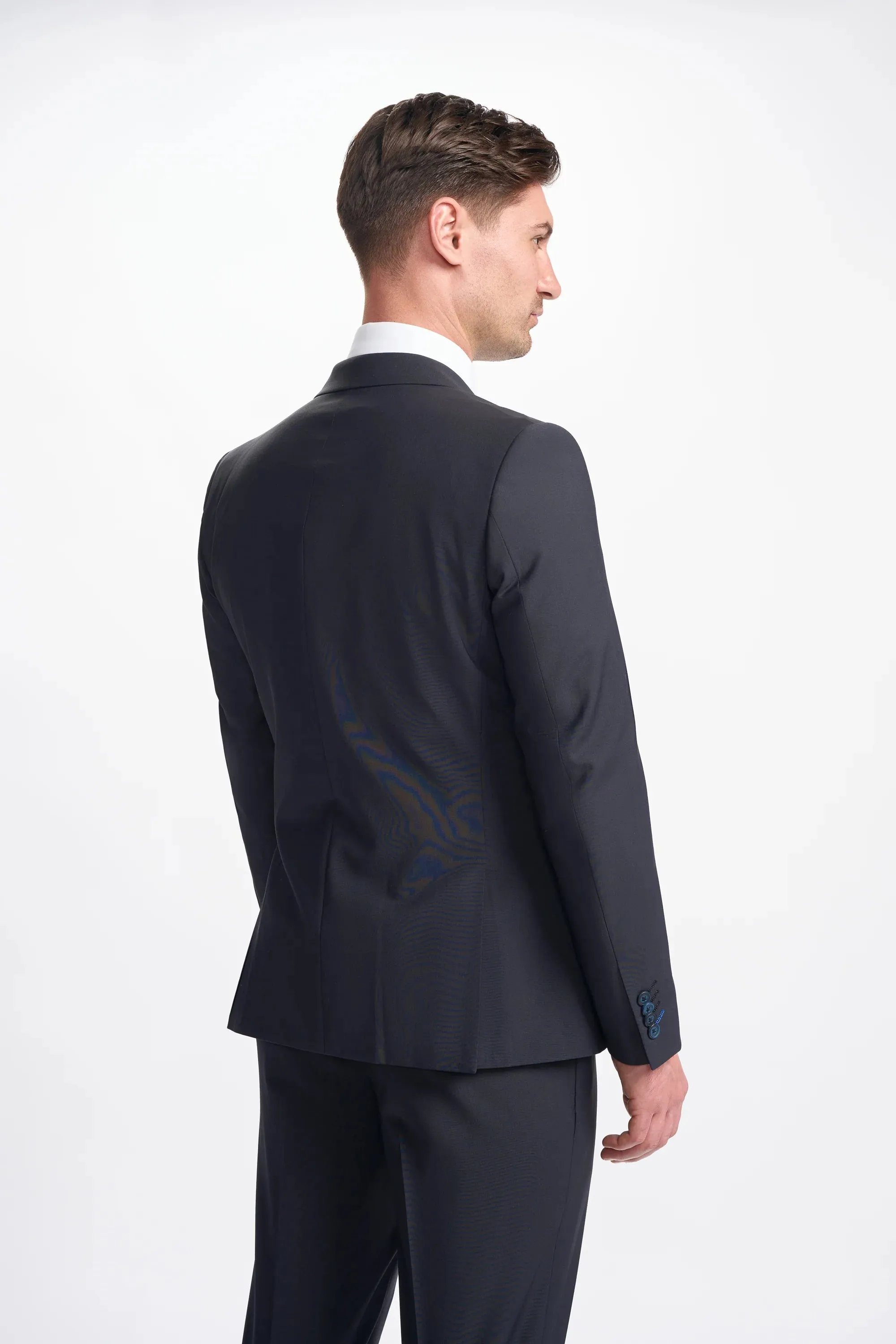 Bond - Men's Dark Navy Double Breasted Blazer sold by Tru Clothing product image thumbnail 4