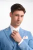 Bond - Men's Sky Blue 2 Piece Double Breasted Suit sold by Tru Clothing
