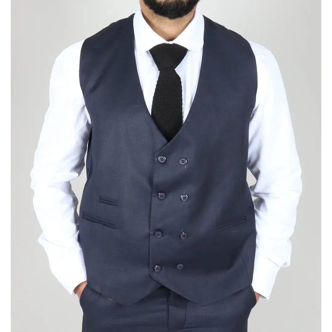 IM1-DB - Men's Navy 3 Piece Suit sold by Tru Clothing product image thumbnail 5