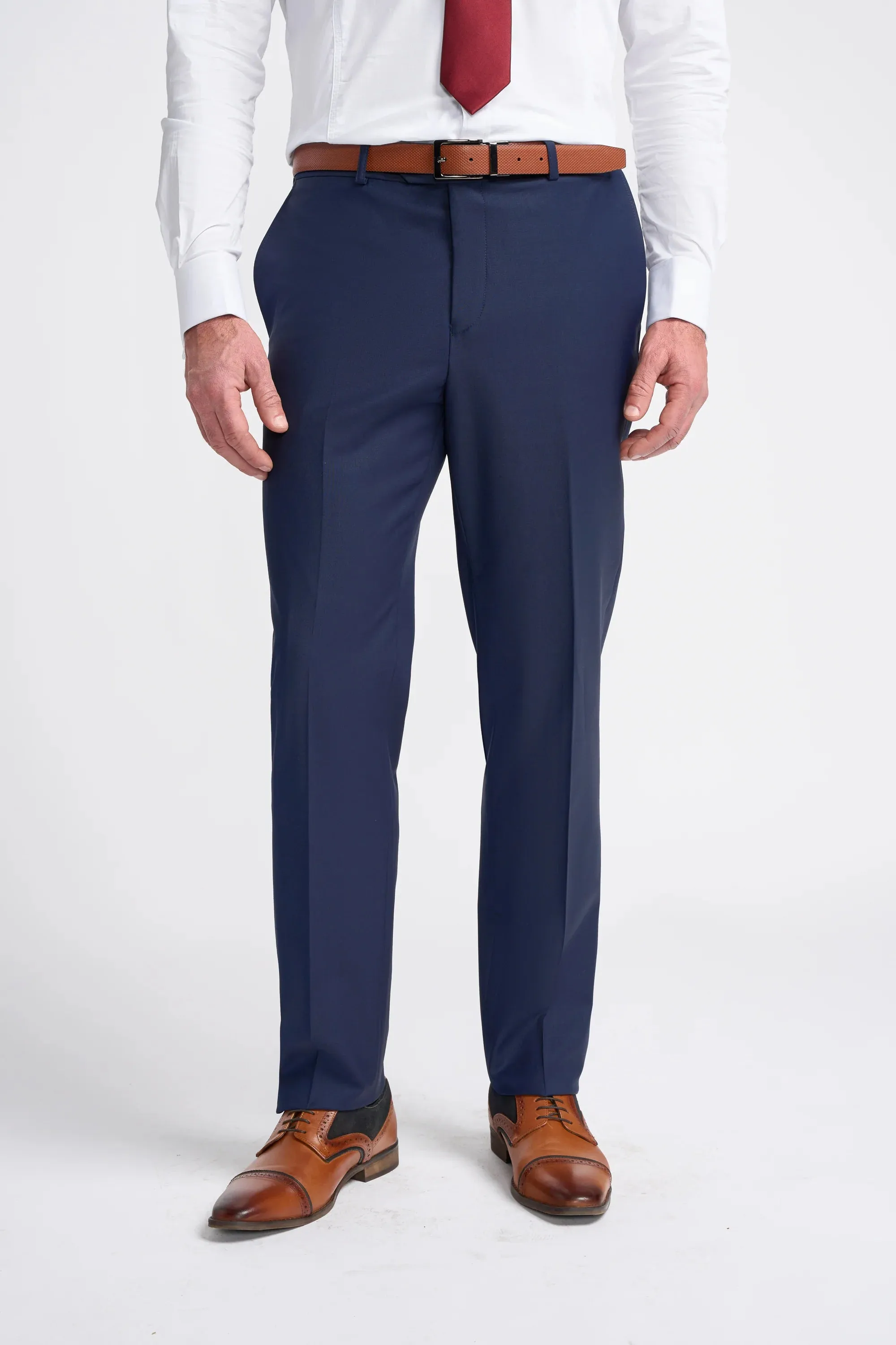 Bond - Men's Navy Trousers sold by Tru Clothing