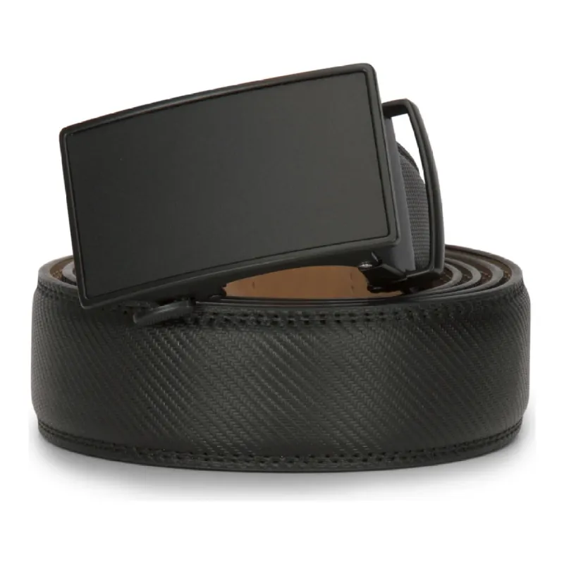 Mens Leather Belt Ratchet Trouser Jeans Dress 35MM Trim to Fit Any Size sold by Tru Clothing