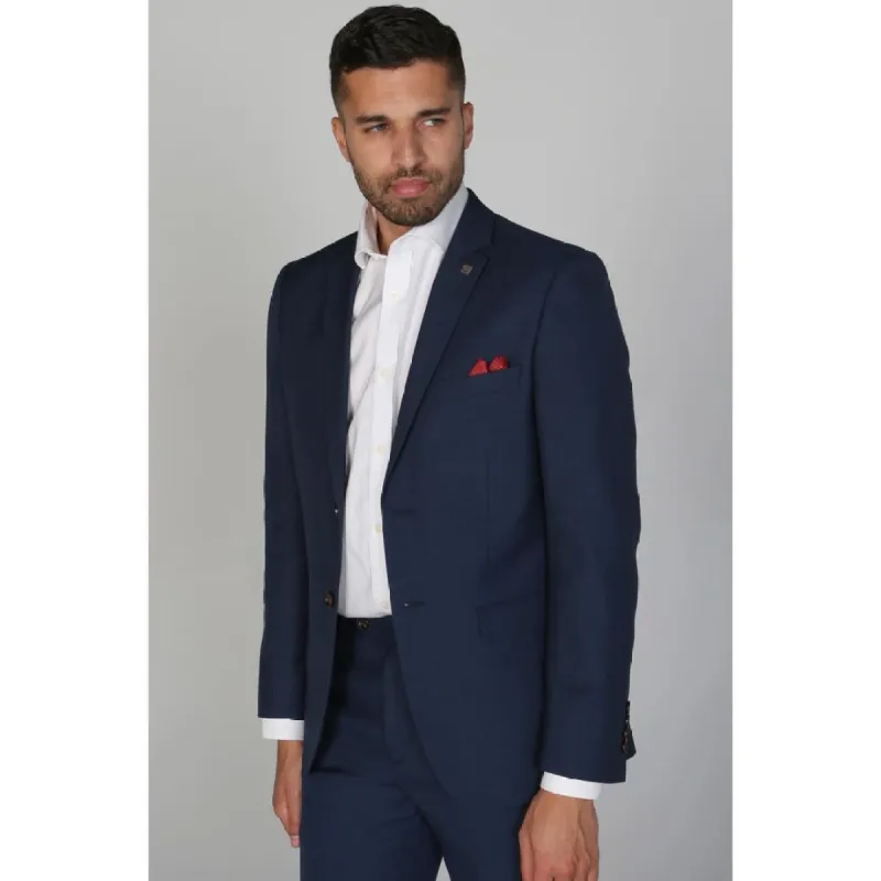 Calvin - Men's Navy Blazer sold by Tru Clothing