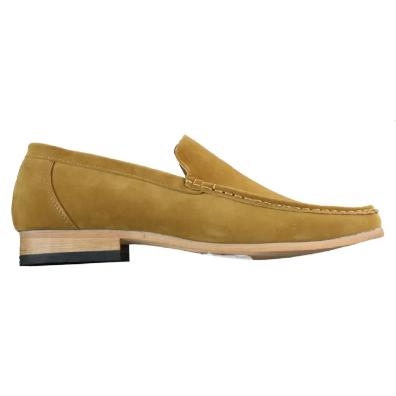Patron 5588 Mens Smart Casual Slip On Square Suede Shoes Italian sold by Tru Clothing