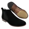 Mens Italian Suede Slip On Ankle Boots Smart Casual Desert Chelsea Dealer sold by Tru Clothing