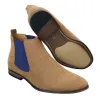 Mens Italian Suede Slip On Ankle Boots Smart Casual Desert Chelsea Dealer sold by Tru Clothing