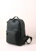 Black Leather Unisex Backpack sold by Truly