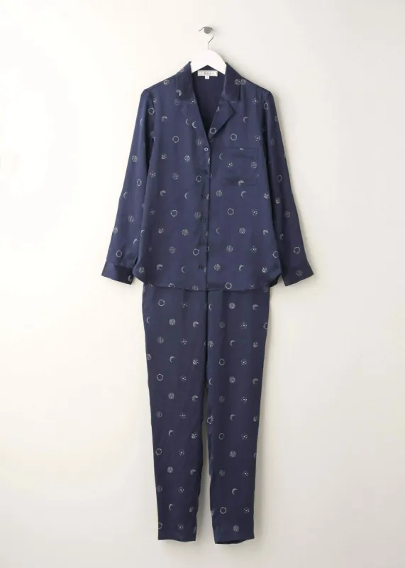 Midnight Silk Pyjama Set sold by Truly