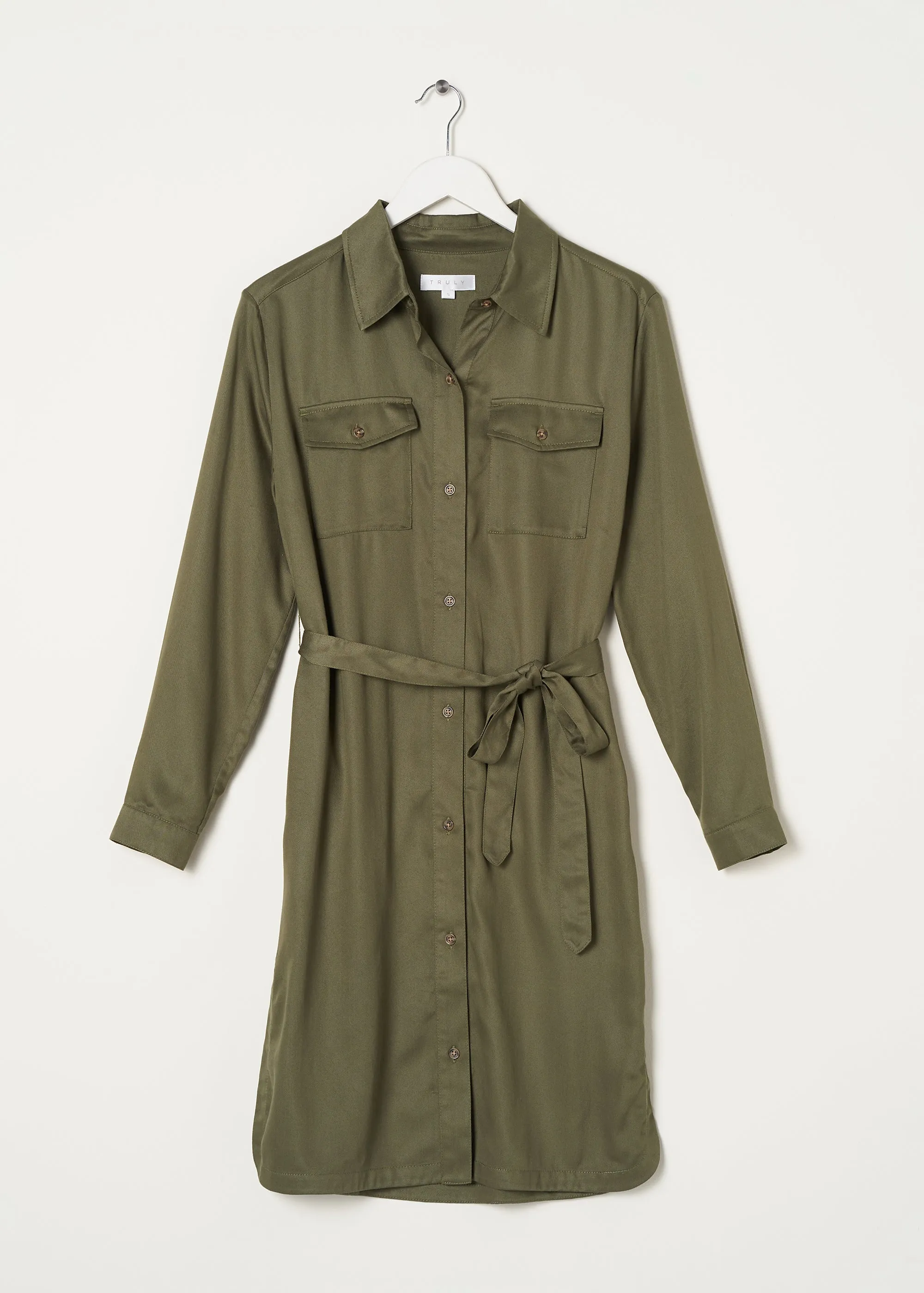 Khaki Shirt Dress sold by Truly product image thumbnail 3