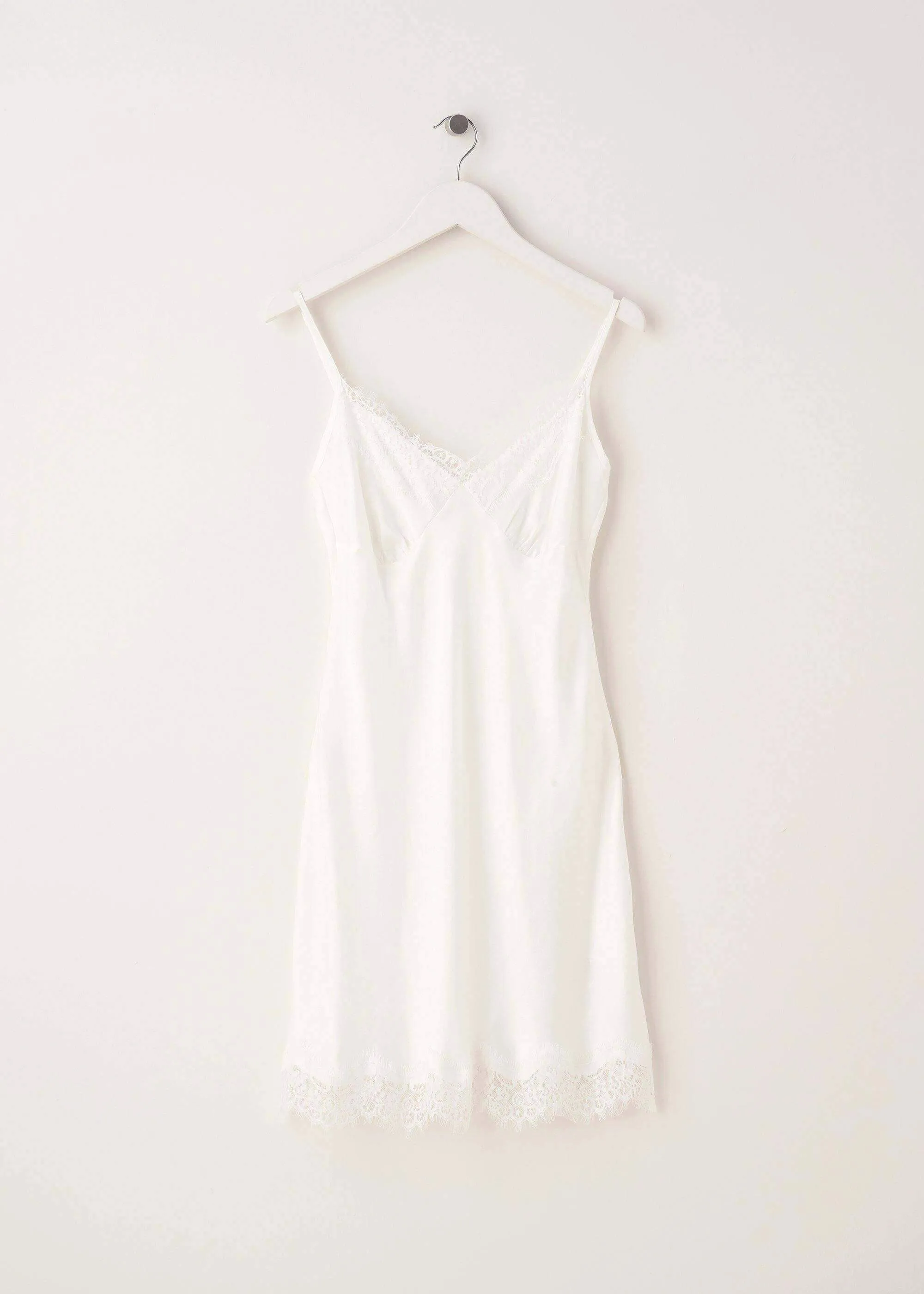 Ivory Silk And Lace Nightdress sold by Truly