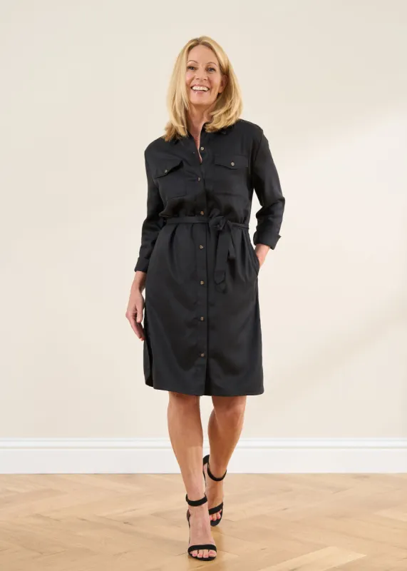 Black Shirt Dress sold by Truly
