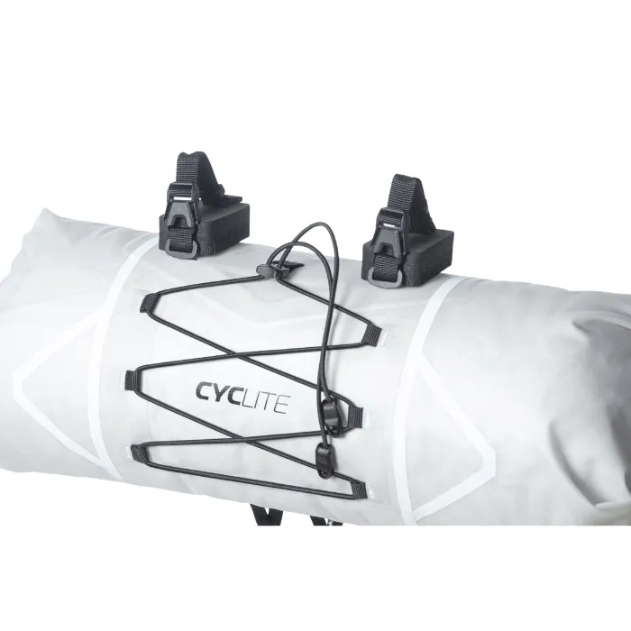 Twelve Sixteen Handle Bar Roll Bag / 01 - Lightgrey. 12,6L. 198g sold by TwelveSixteen