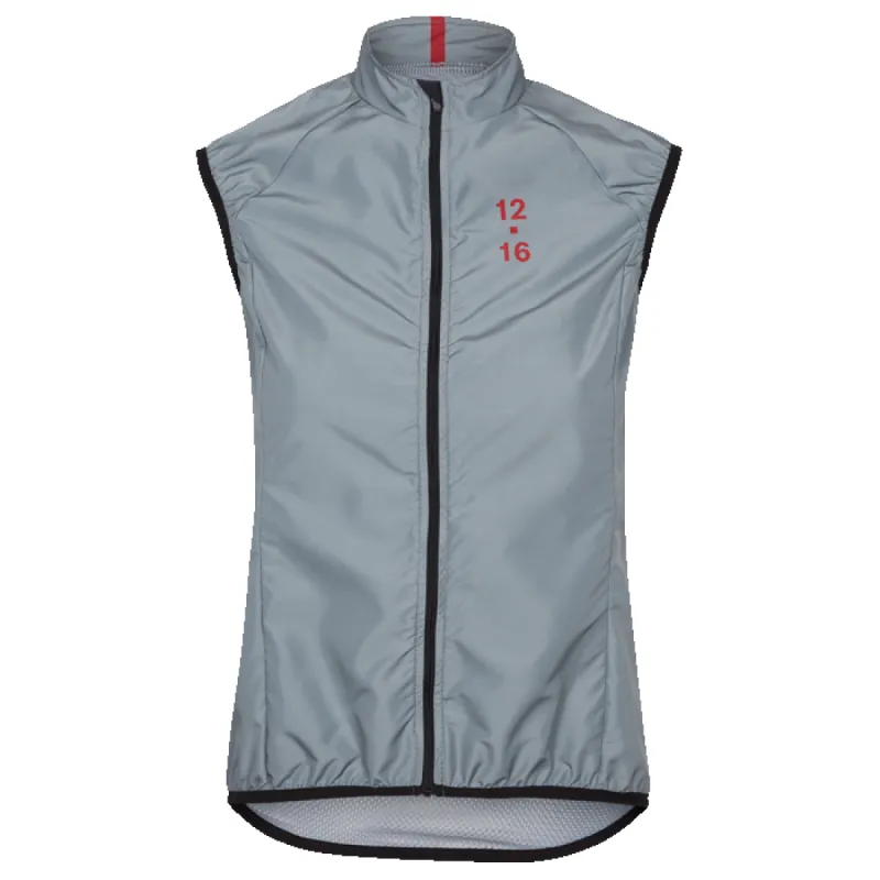 Twelve Sixteen Gilet Unik Microfibre 166 Grey | Women sold by TwelveSixteen