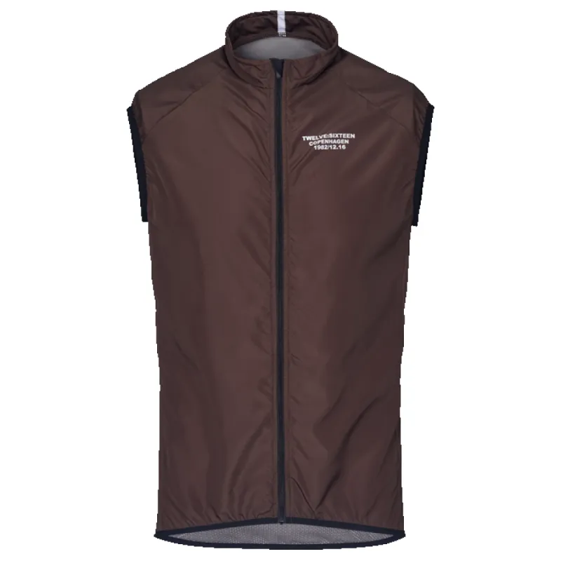Twelve Sixteen Gilet Unik Microfibre 201 D. Brown | Man sold by TwelveSixteen
