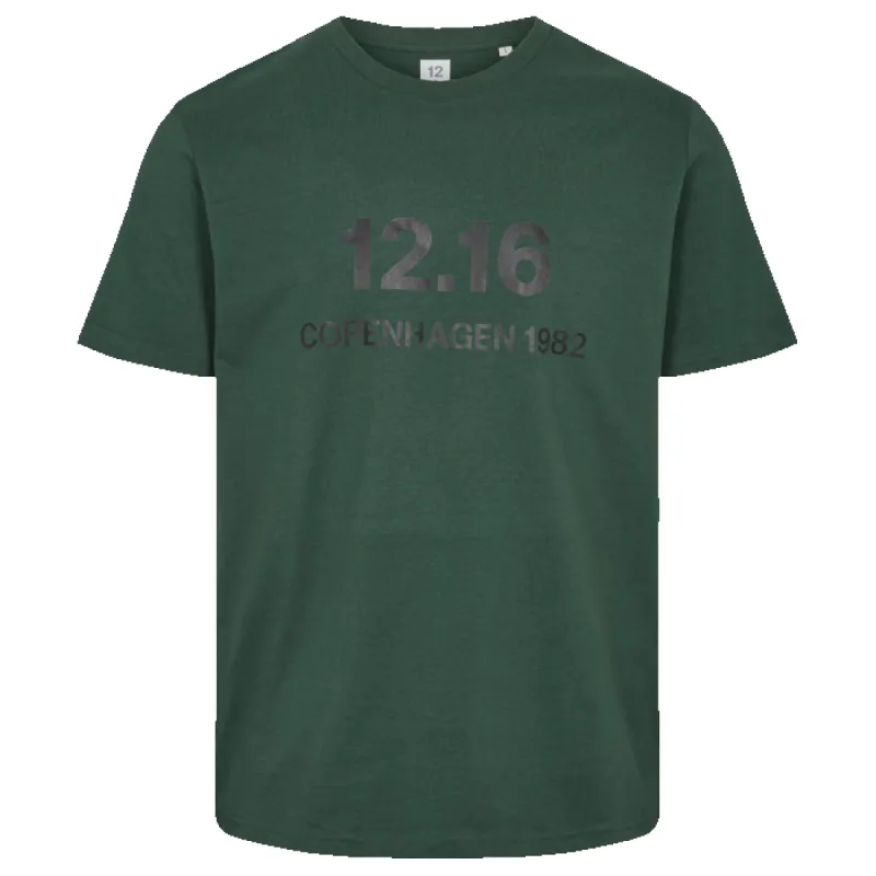 Sky Pro T-Shirt 100% Økologisk Olive sold by TwelveSixteen