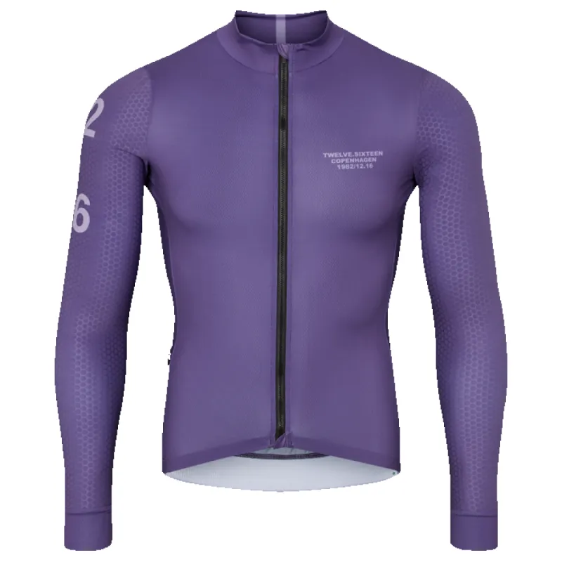Twelve Sixteen Langærmet Cykeltrøje Sky Pro Let Lilla sold by TwelveSixteen