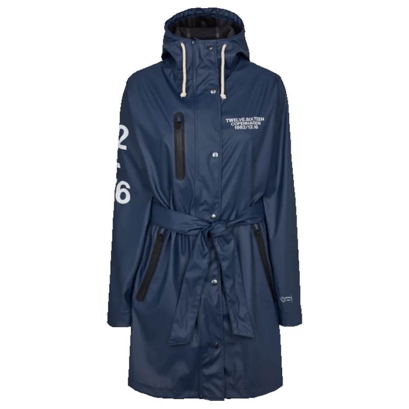 Women's Sky Pro Rainjacket 100% Recycled Blue sold by TwelveSixteen
