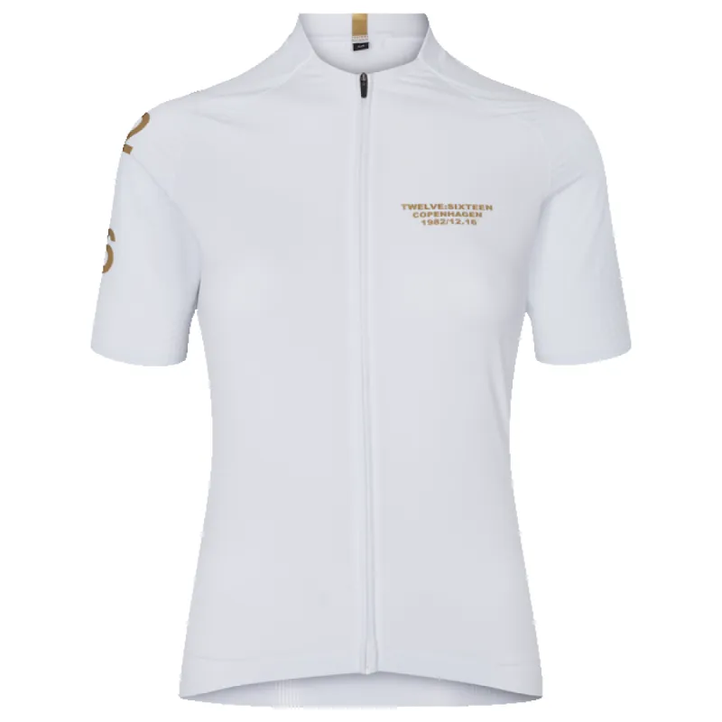 Women's Sky Pro Jersey White/Gold sold by TwelveSixteen
