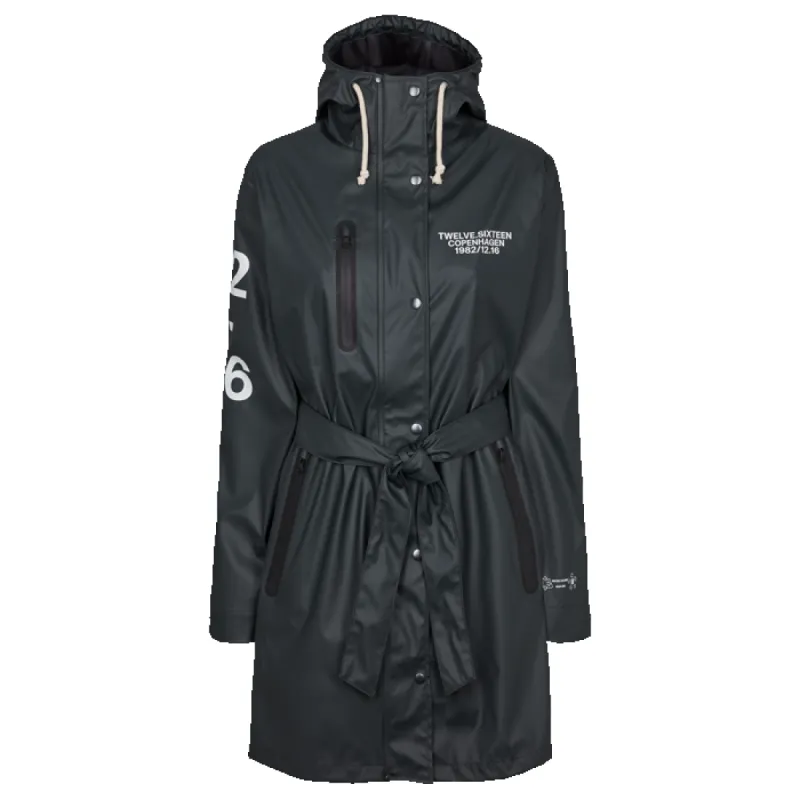 Women's Sky Pro Rainjakket 100% Recycled Dark Green sold by TwelveSixteen