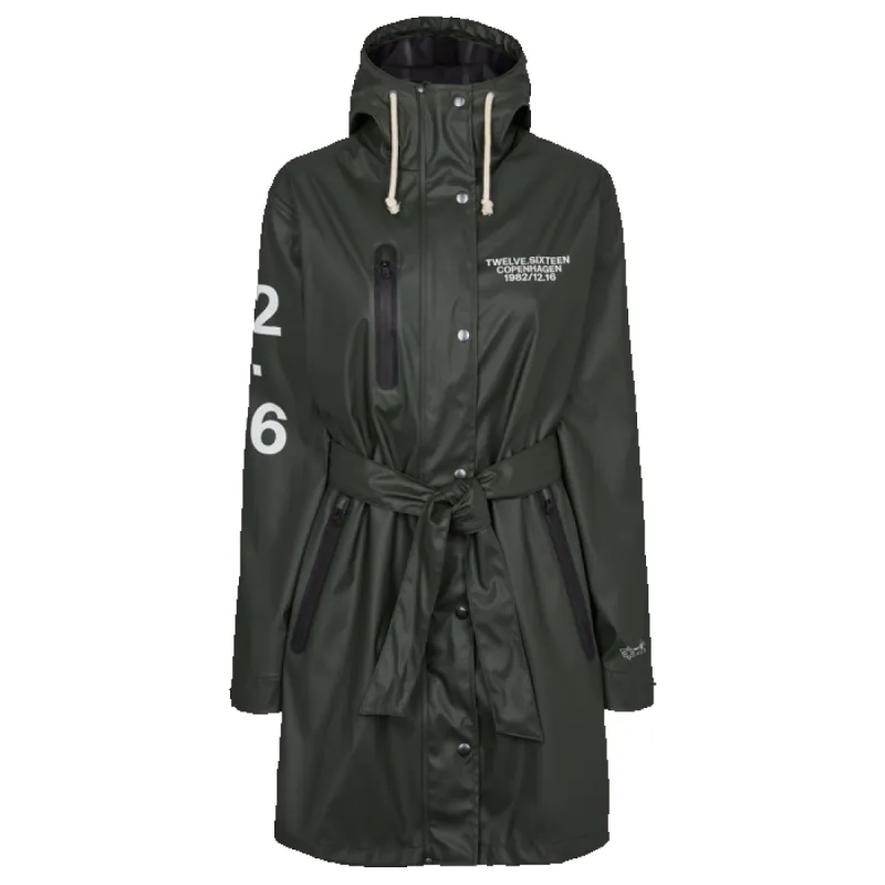 Women's Sky Pro Rainjacket 100% Recycled Green sold by TwelveSixteen