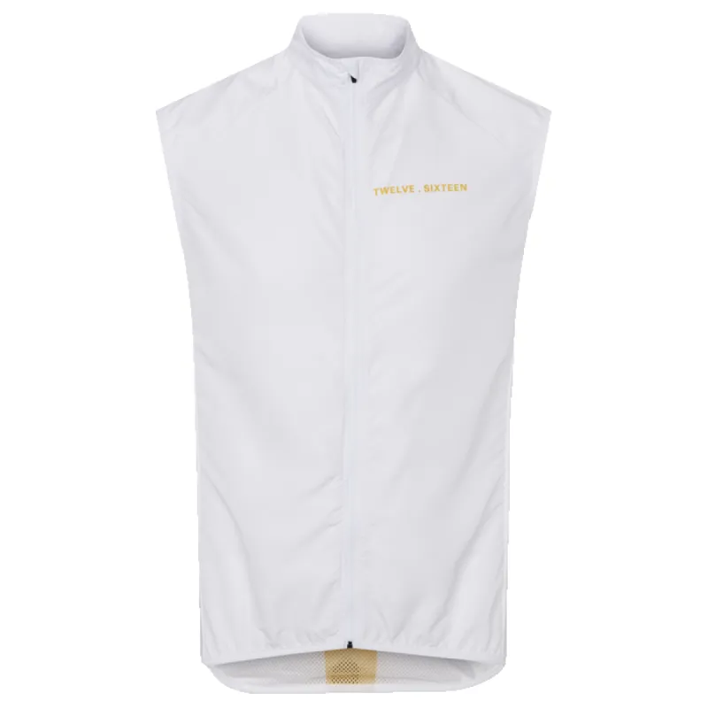 Women's Sky Gilet White sold by TwelveSixteen