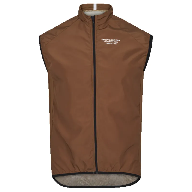 Gilet Unik MicroFiber 202 Brown White sold by TwelveSixteen