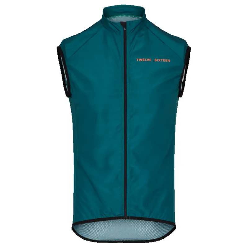 Gilet Unik Microfibre 136 Green | Man sold by TwelveSixteen