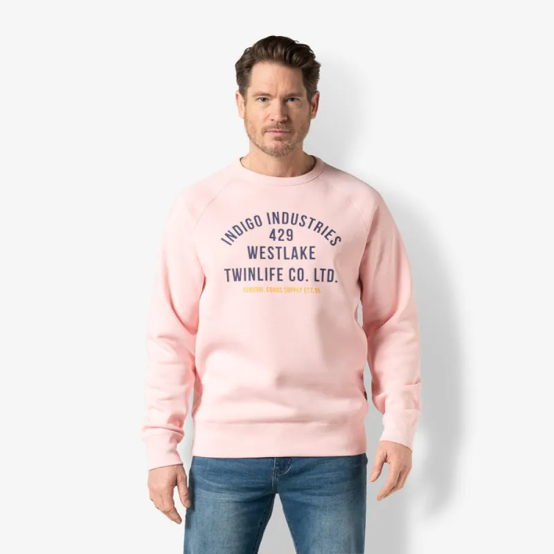 Men sweat raglan print | Tickled Pink sold by Twinlife