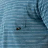 Men t.shirt indigo stripe | Bleached sold by Twinlife