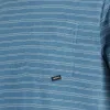 Men t.shirt indigo stripe | Bleached sold by Twinlife