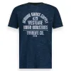 Men t.shirt lycra allover print | Dress Blues sold by Twinlife