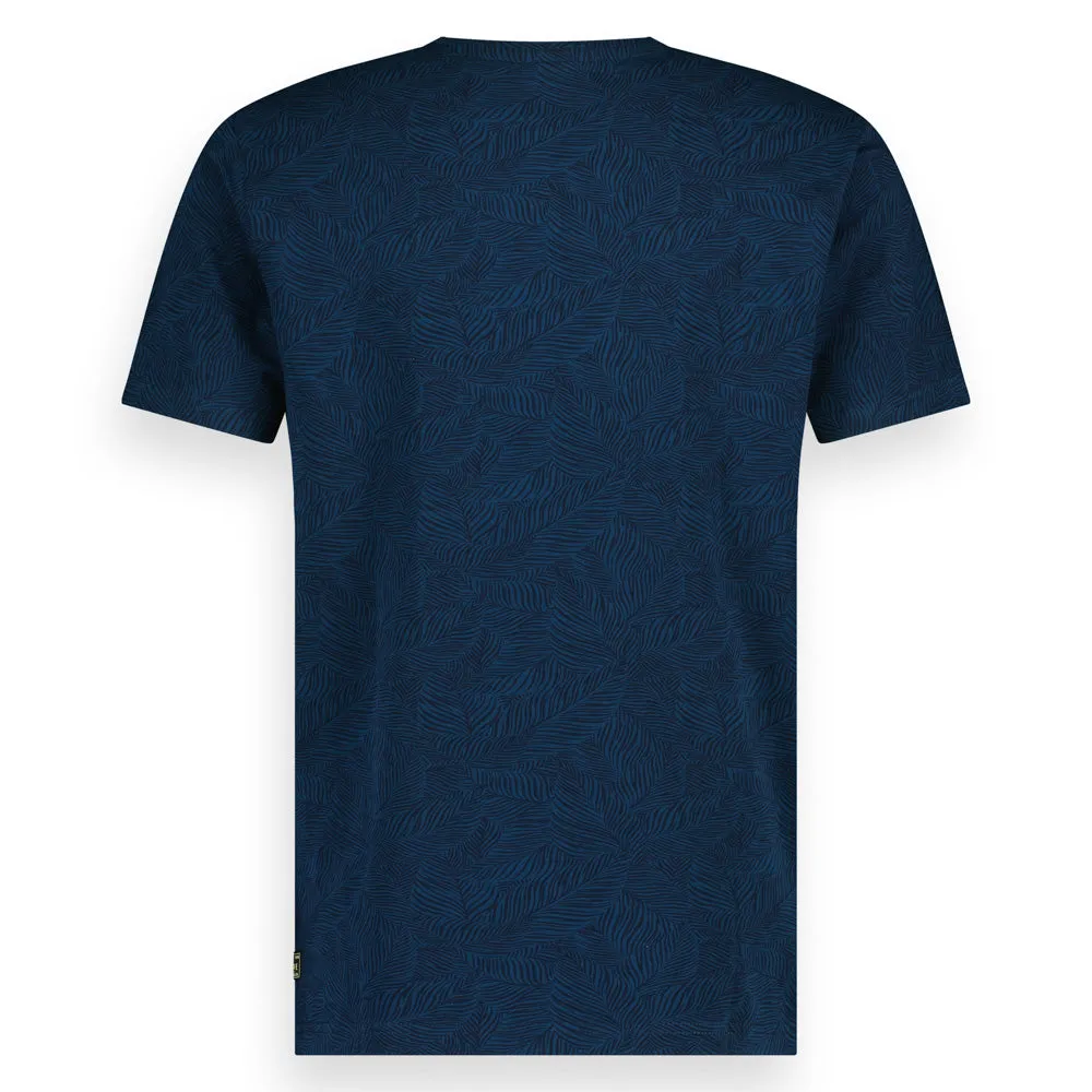 Men t.shirt lycra allover print | Dress Blues sold by Twinlife product image thumbnail 5