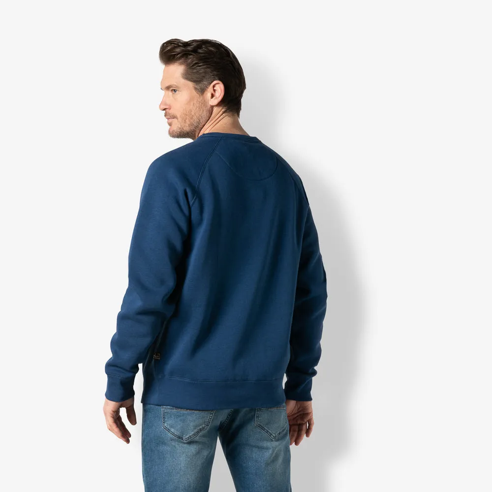 Men sweat raglan print | Navy Peony sold by Twinlife product image thumbnail 2