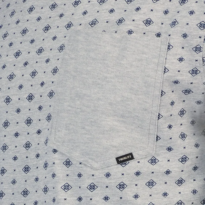 Men t.shirt Olaf | Grey Melange sold by Twinlife product image thumbnail 3