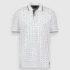 Men polo Viktor | Blanc de Blanc sold by Twinlife