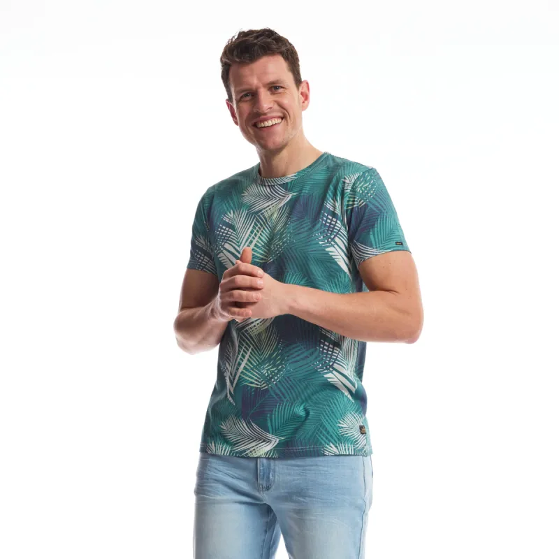Men Tee Crew Allover Print | Spruced Up sold by Twinlife