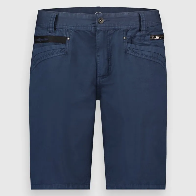 Men Vidar Poplin Shorts | Dress Blues sold by Twinlife