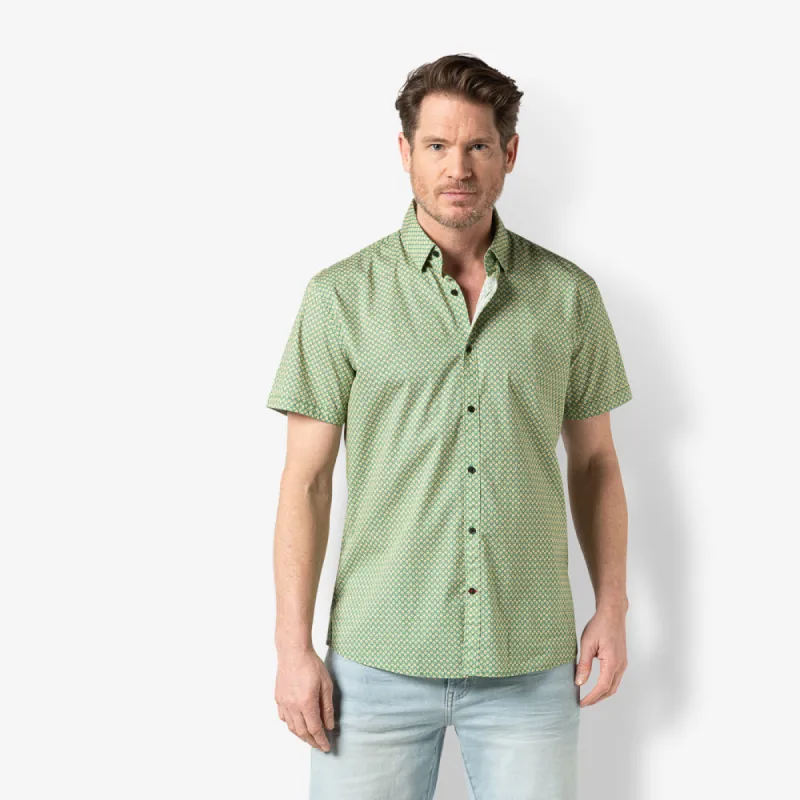 Men shirt small graphic shortsleeve | Deep Grass Green sold by Twinlife