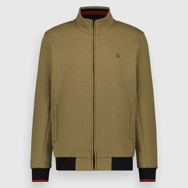 Sweat Full Zip | Martini Olive sold by Twinlife